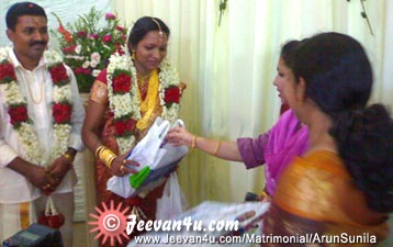 Arun Sunila Marriage Photographs